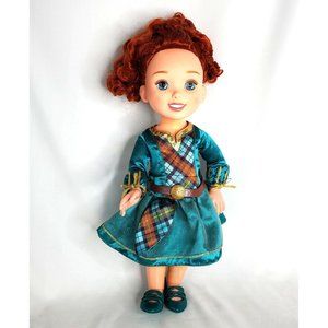 Walt Disney Brave Princess Merida Plastic Jointed Doll 13" Jakks Pacific